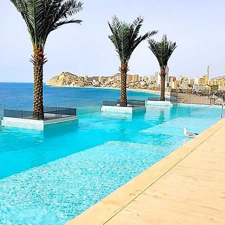Apartamento De Lujo En Primera Linea De Playa 베니돔 외부 사진