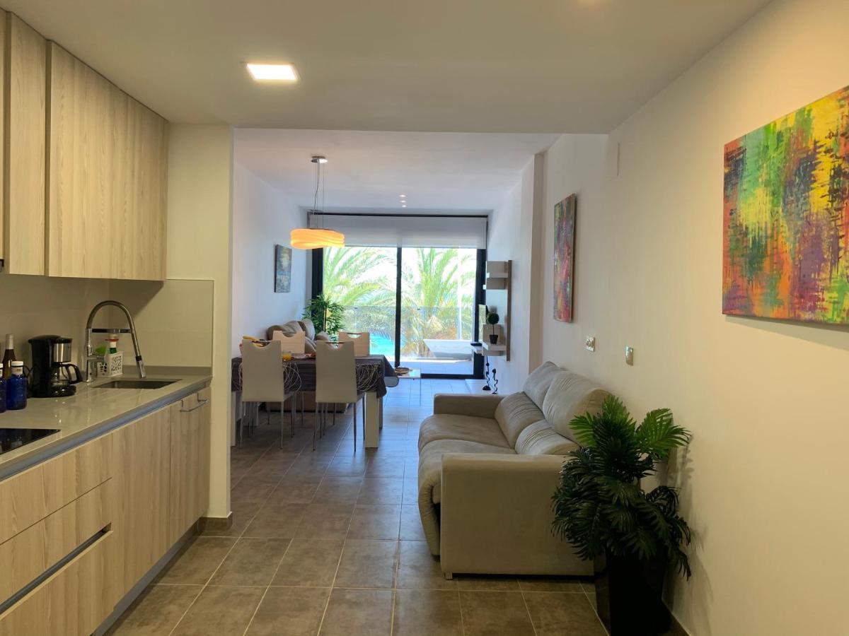 Apartamento De Lujo En Primera Linea De Playa 베니돔 외부 사진
