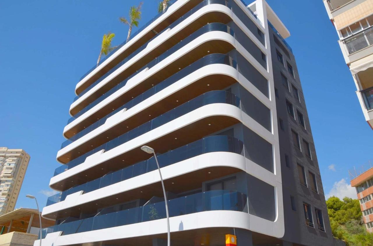 Apartamento De Lujo En Primera Linea De Playa 베니돔 외부 사진